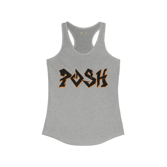 Women Graffiti Racerback Tank Top