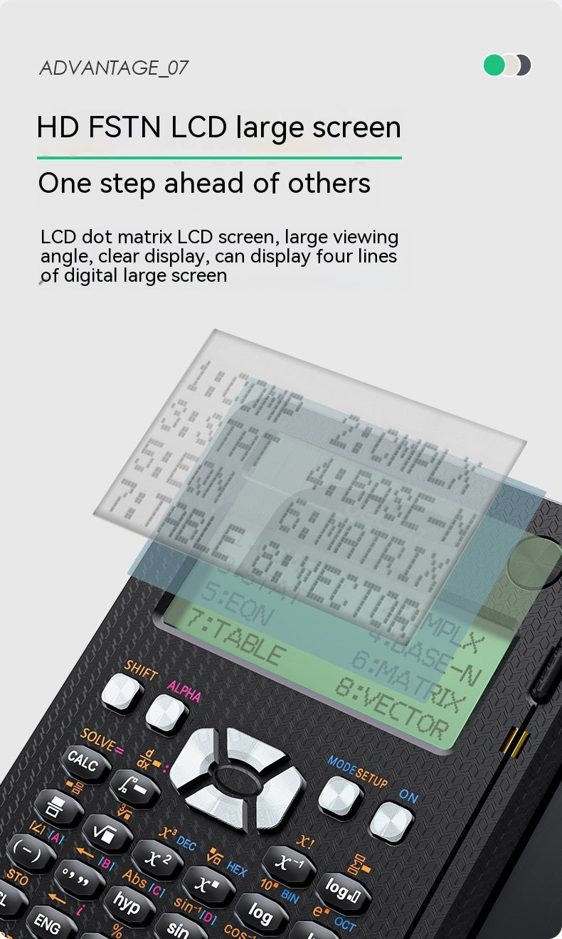 Foldable Scientific Calculator with Notepad