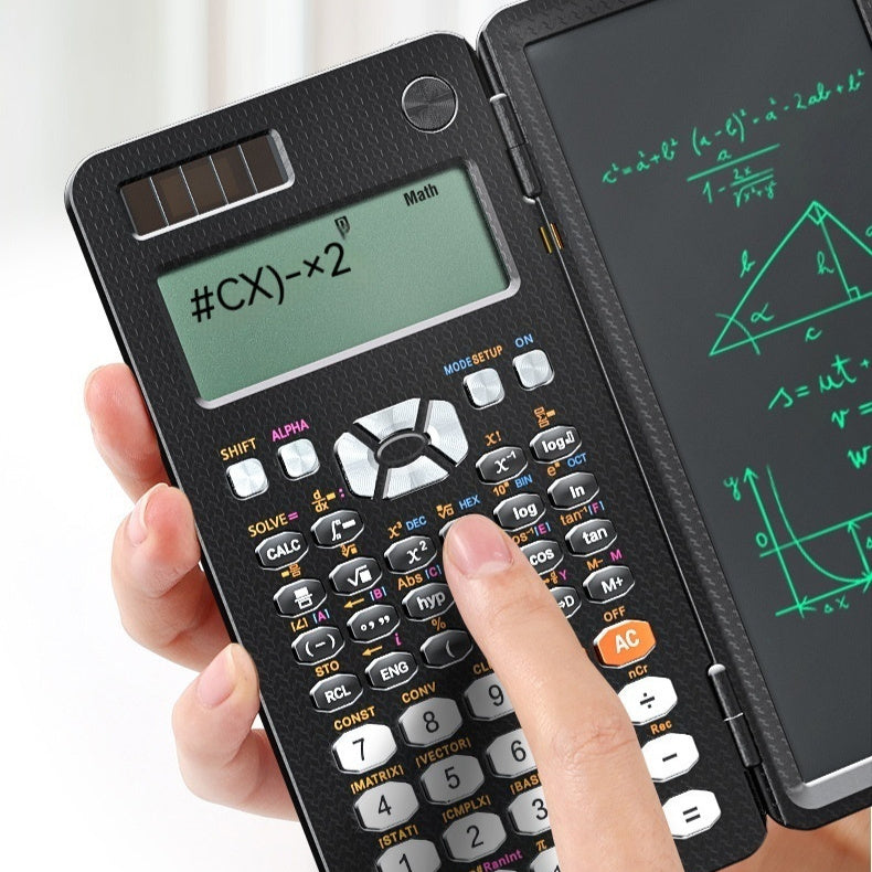 Foldable Scientific Calculator with Notepad