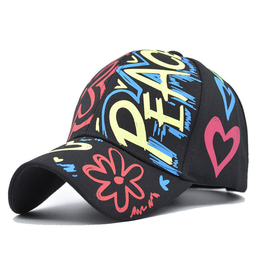 Peace Graffiti Baseball Cap