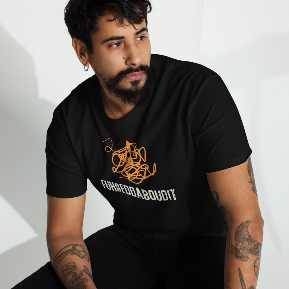 Fuhgeddaboudit Cotton Unisex T-shirt - Black