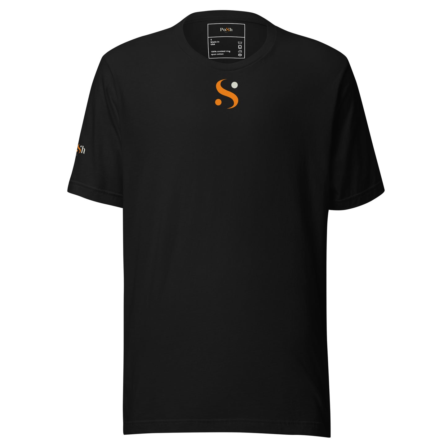 Signature S Logo T-shirt - Black